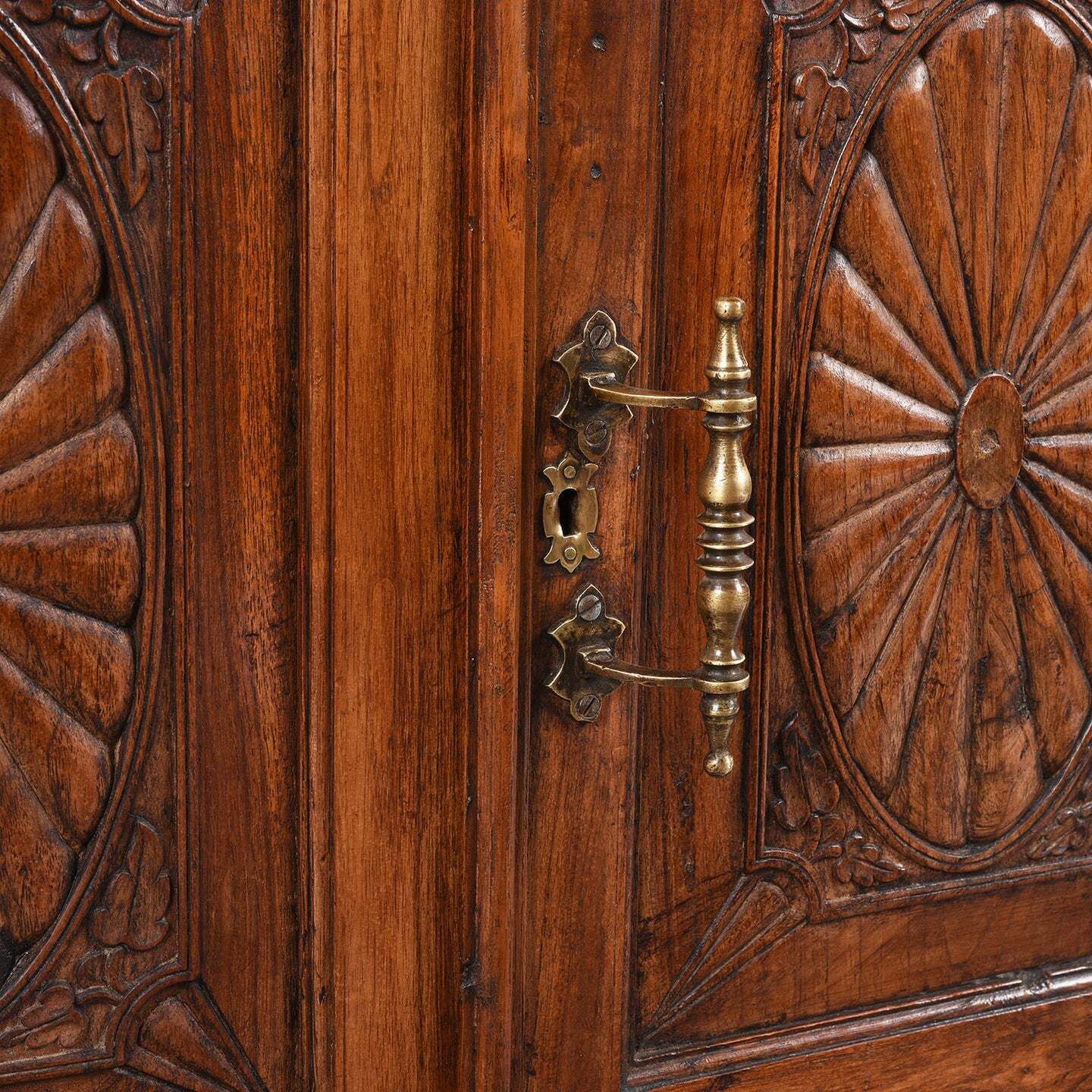 photo for sale Antique Indian Mirrored Almirah Cabinet, 19th Century