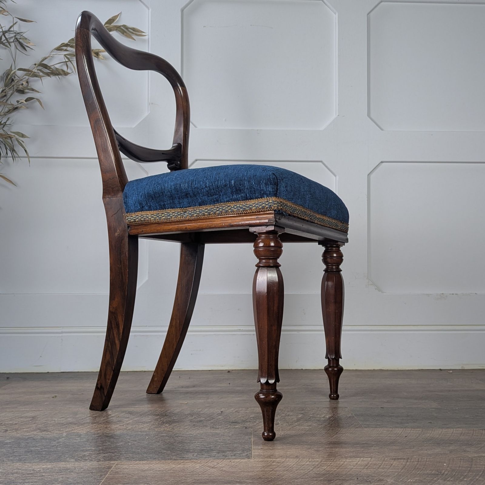 Victorian Rosewood Kidney Back Chair