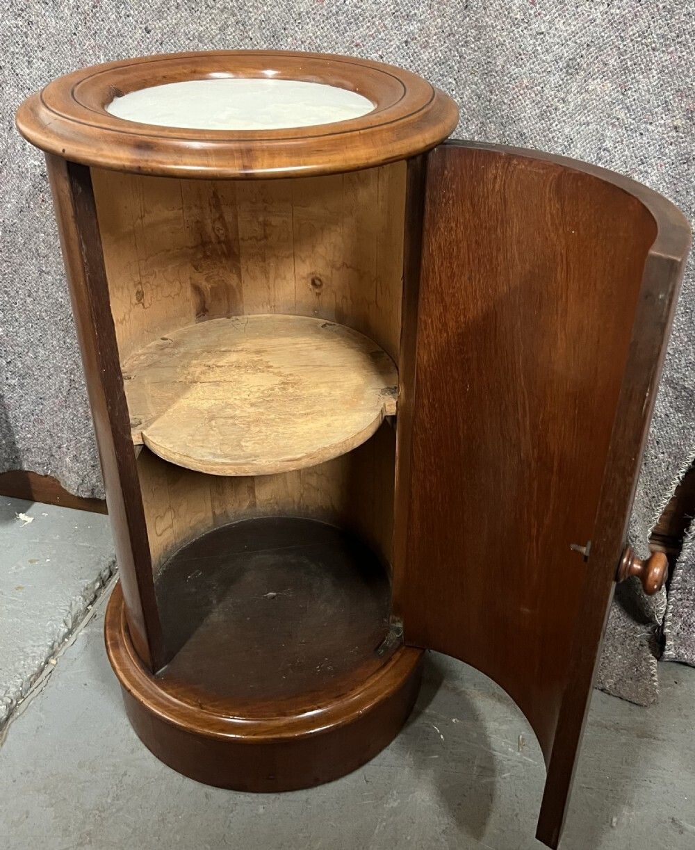 Victorian Cylinder Lamp Or Figure Stand photo furniture