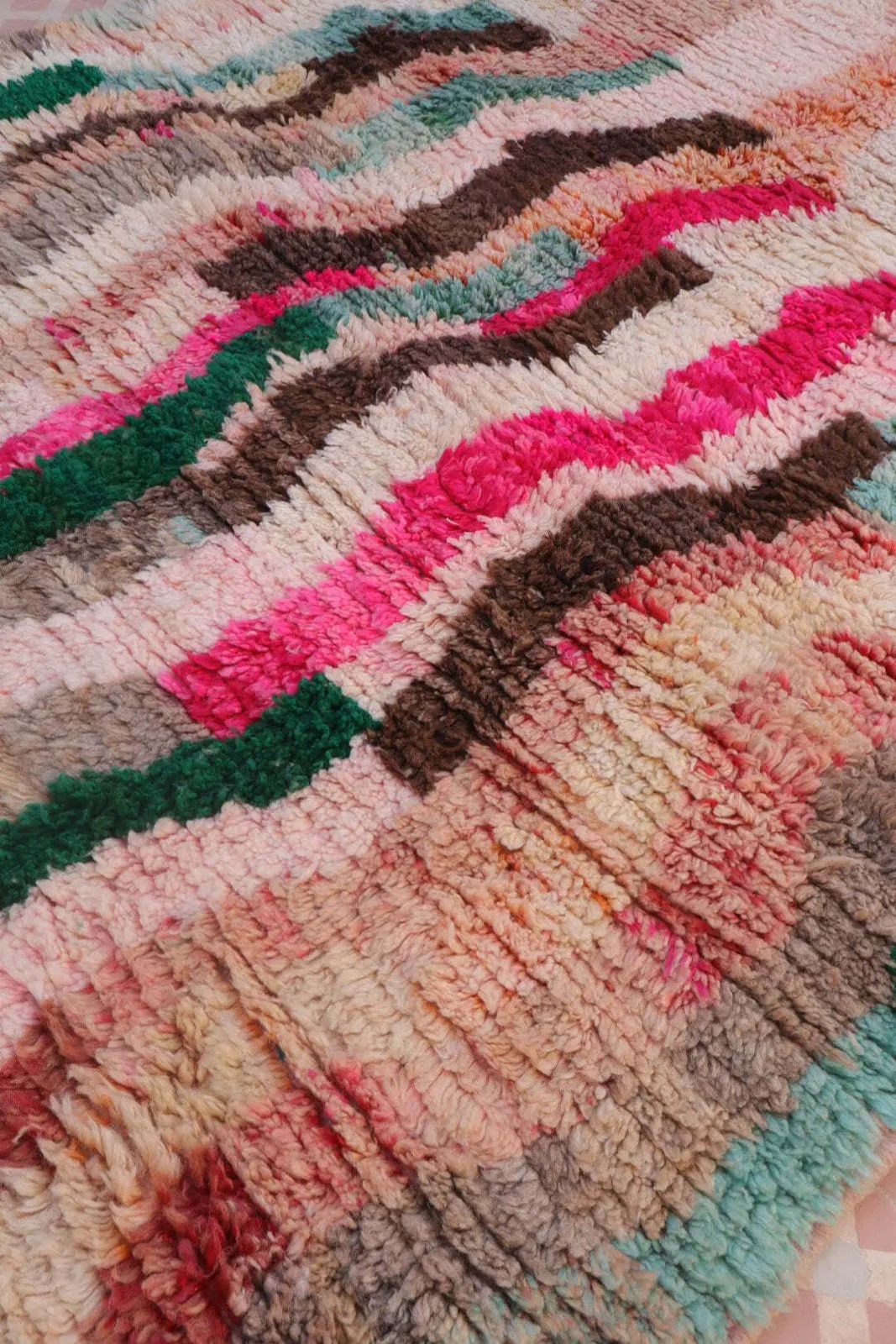 Modern Colorful Berber Berber Carpet   273 X 154 Cm photo buy