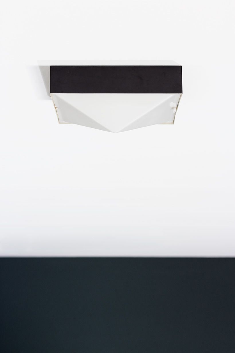 Raak Light Modernism Pyramid Ceiling Lamp 1960s photo vinterior
