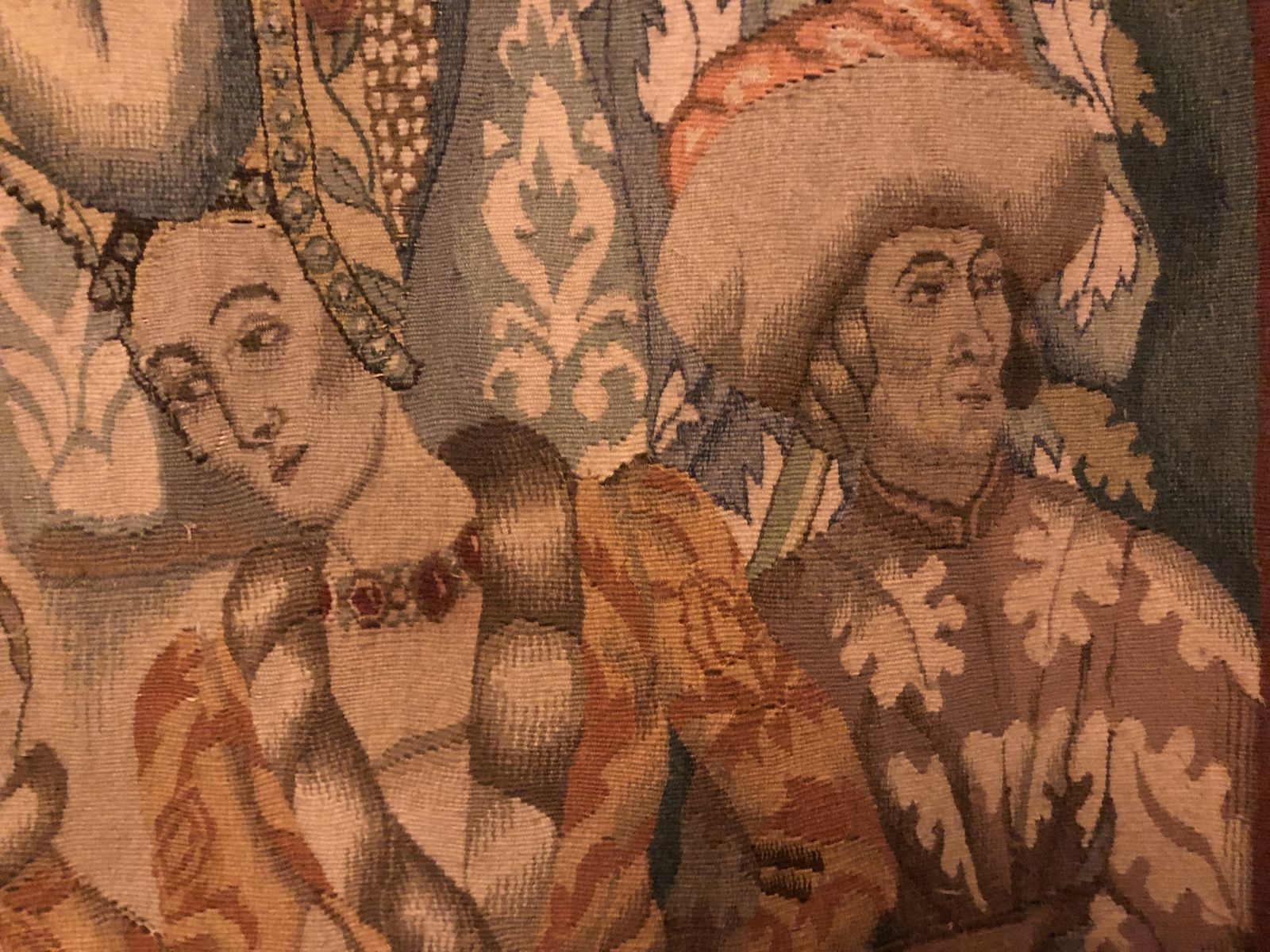Departure For The Hunt   Unique 19th Century French Aubusson Style Tapestry photo vintage