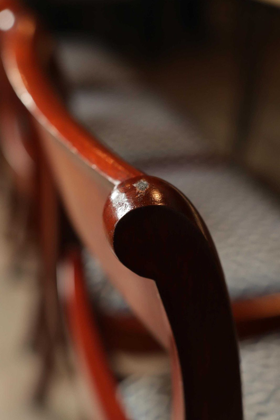 A Set Of Dining Room Chairs In The Biedermeier Style, 1980s New Jacquard Upholstery photo 599.0