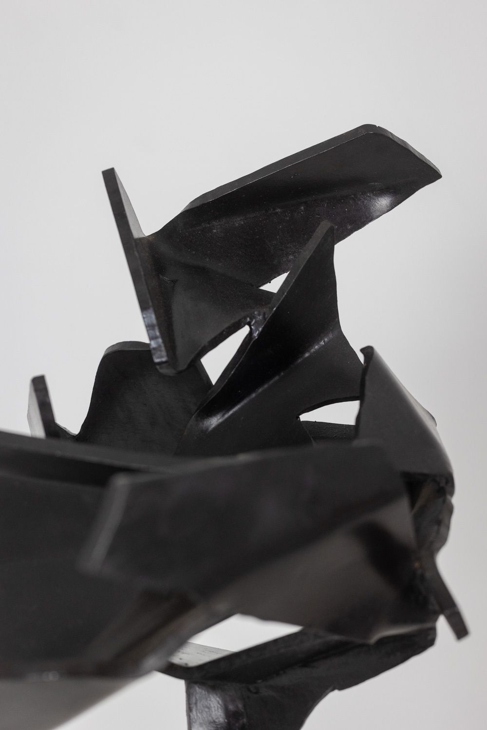 Jean Campa. Geometric Sculpture In Polished Metal. 1980s. photo 5700.0