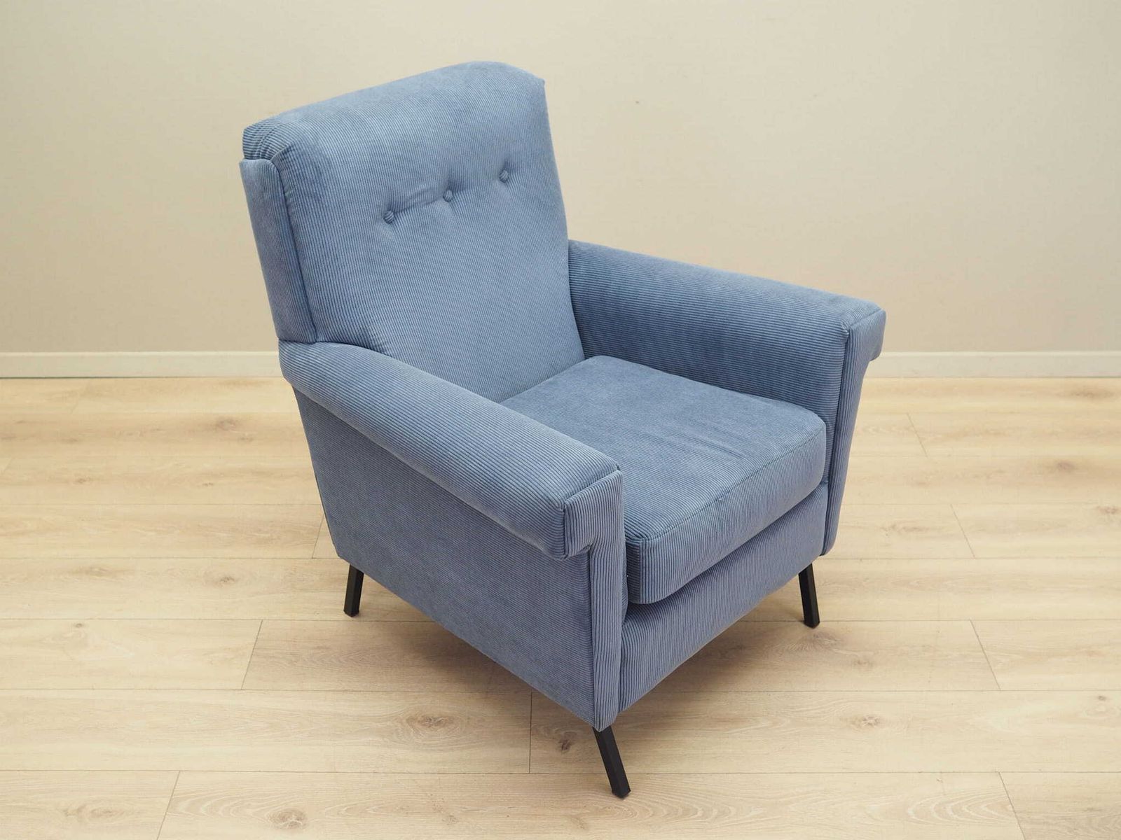 photo for sale Blue Armchair, Italian Design, 1970s, Production: Italy