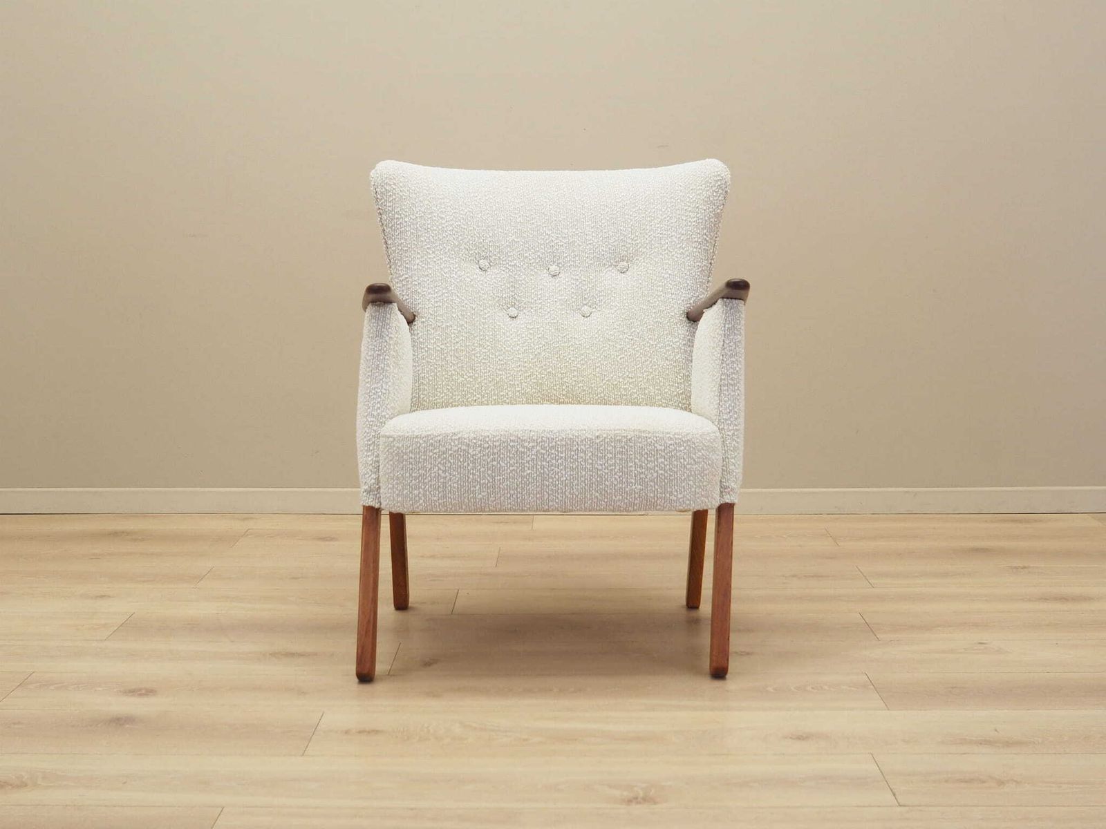 Cream Armchair, Danish Design, 1970s, Production: Denmark photo 1049.0