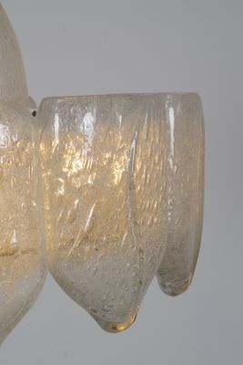 Mid Century Ice Glass Chandelier From Doria photo furniture