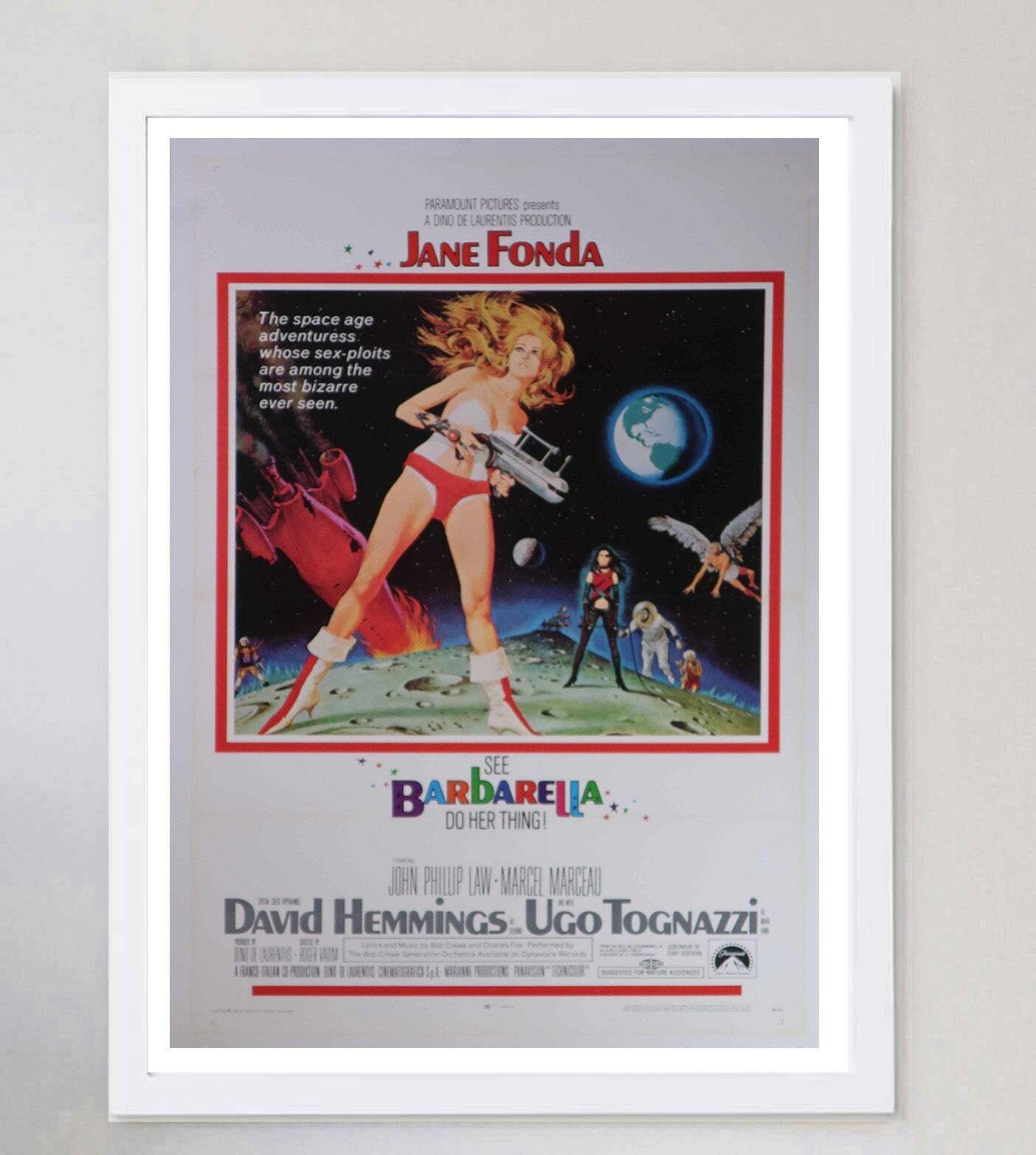 Barbarella  Original Vintage Poster photo for sale