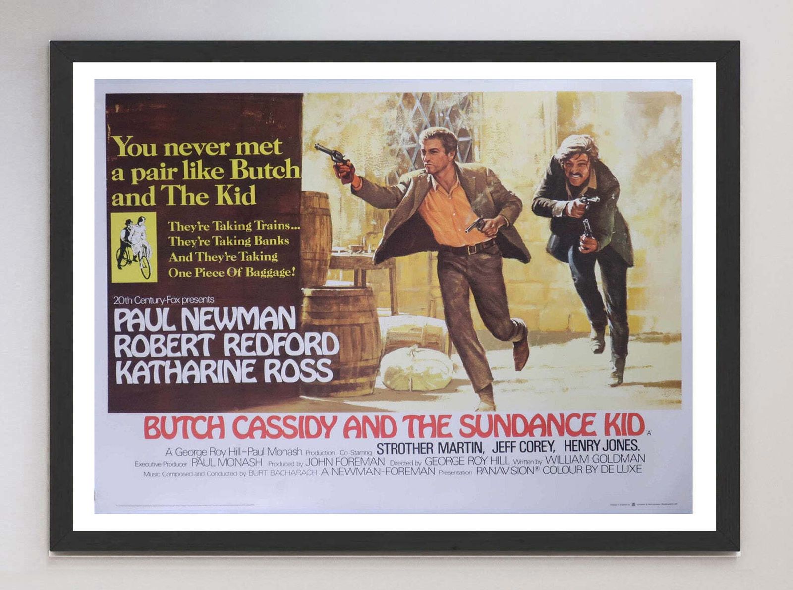 Butch Cassidy And The Sundance Kid  Original Vintage Poster photo furniture