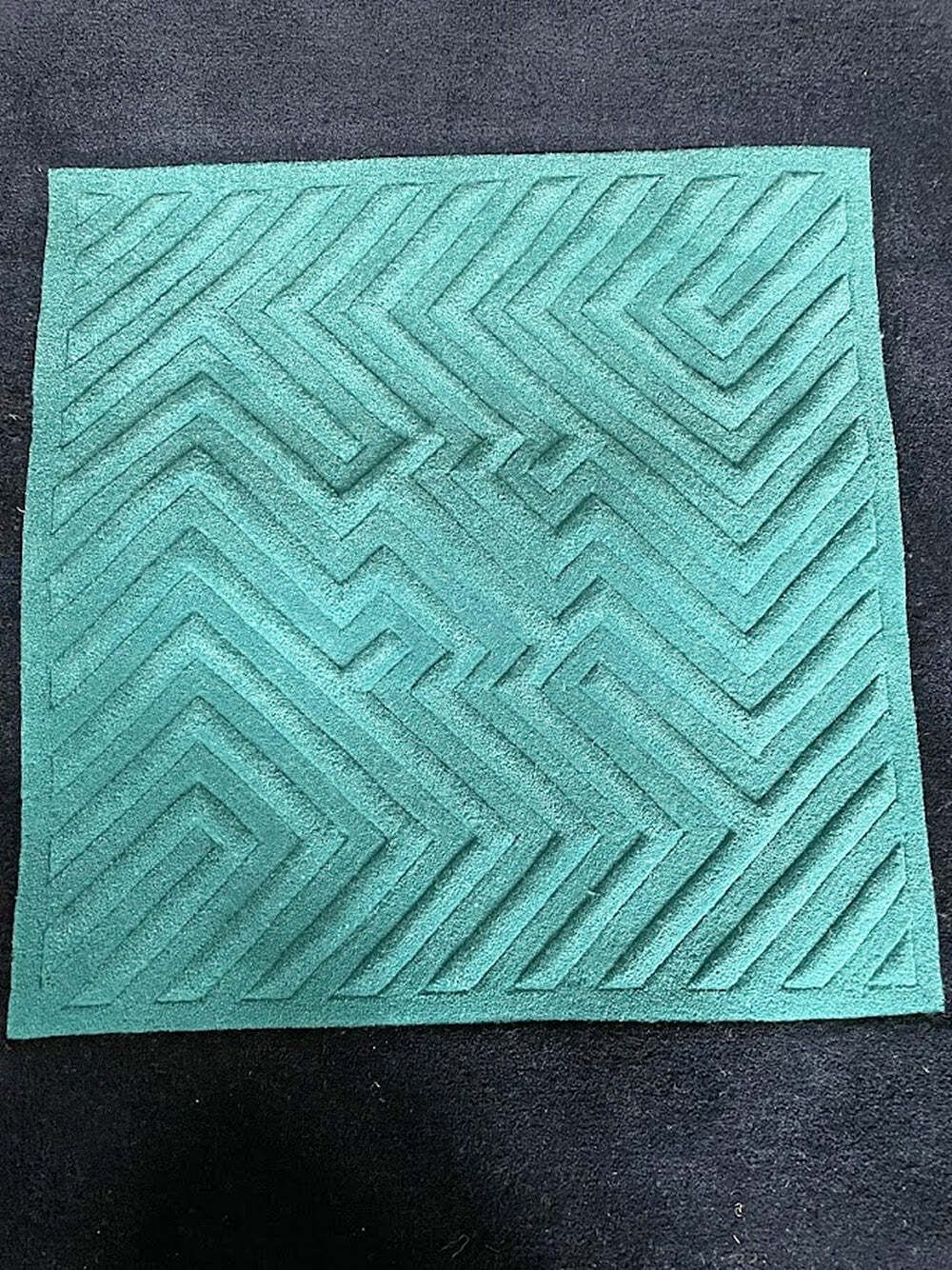 "Window" Handgetuft Vloerkleed Van Tisca Switzerland, Jaren 1990 photo Textiel
