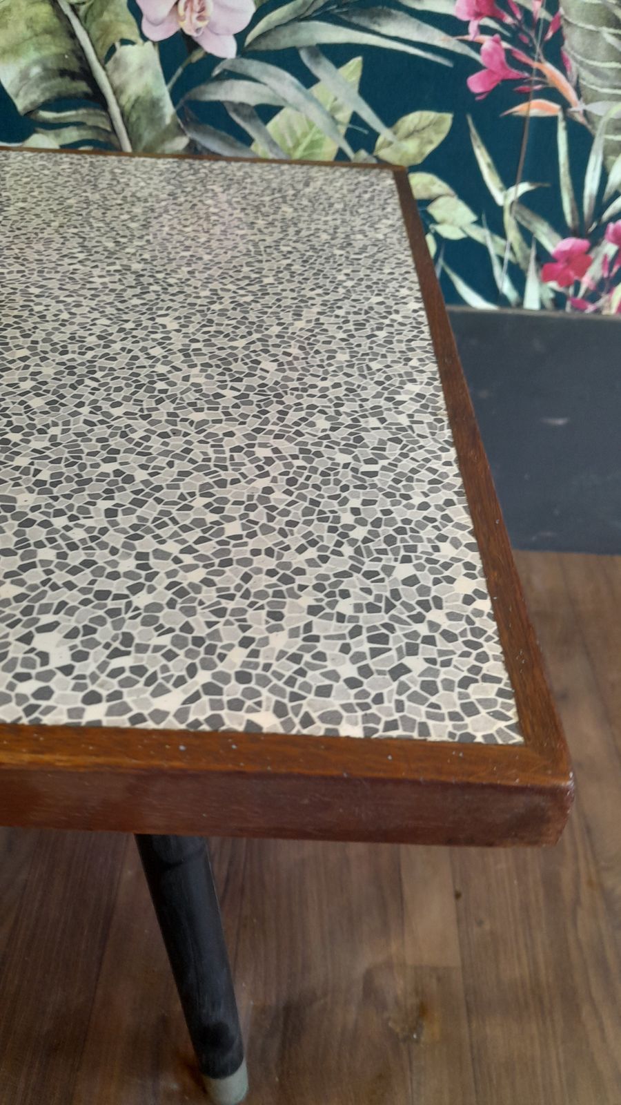 Retro Low Teak And Formica Coffee Table photo furniture