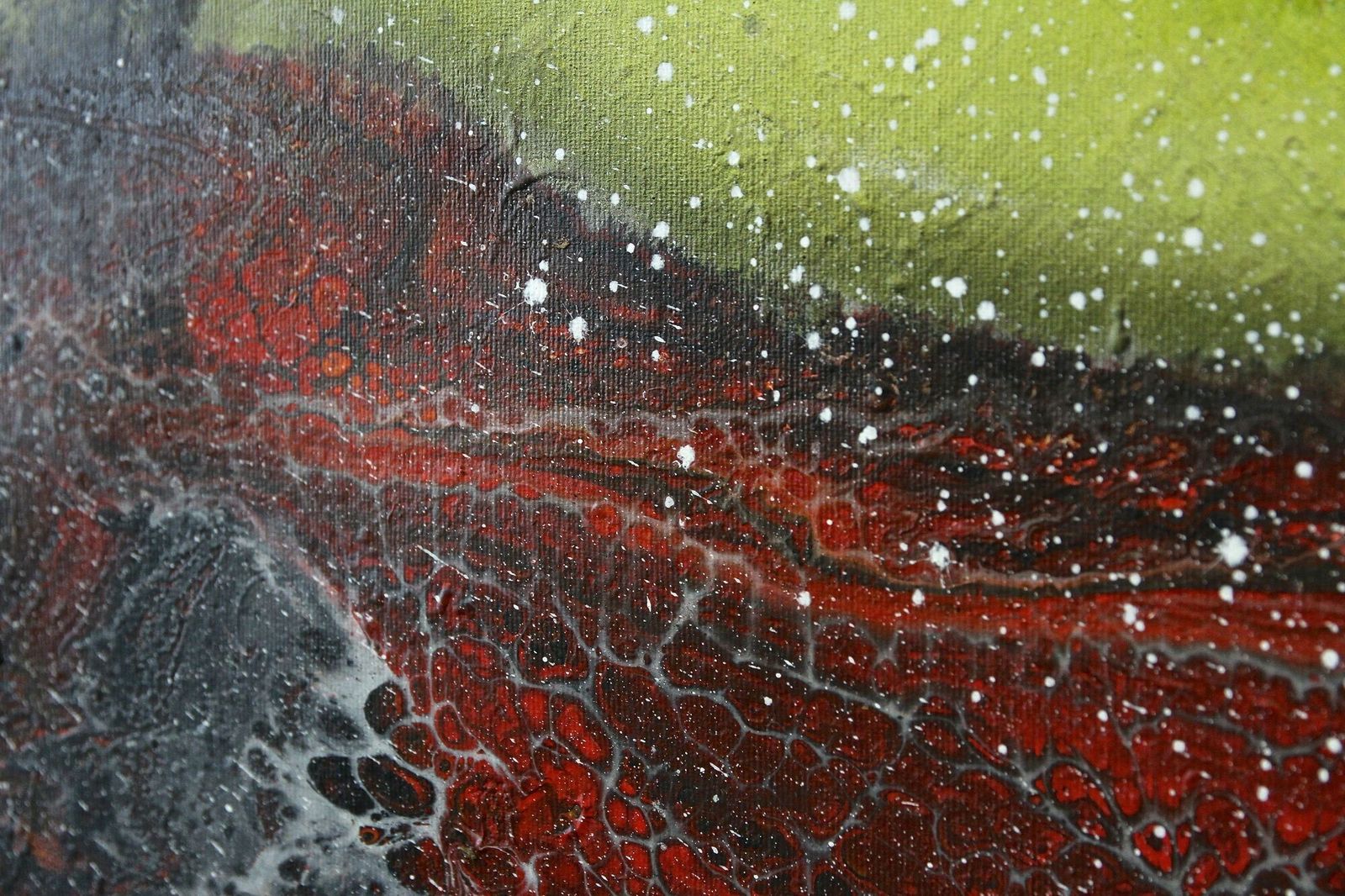 photo buy Abstract Two Part Painting "The Alli Gate", Acrylic On Canvas By Ms, At 2021