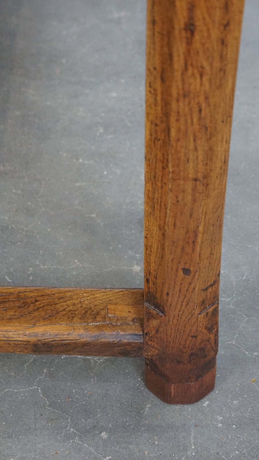 photo buy Beautiful Antique French Farm Dining Table Made Of Oak With 2 Drawers And Original Details