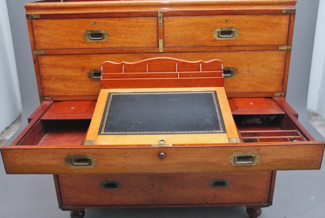 19th Century Mahogany Military Chest photo 7650.0