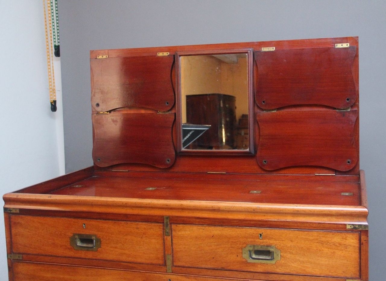 photo furniture 19th Century Mahogany Military Chest