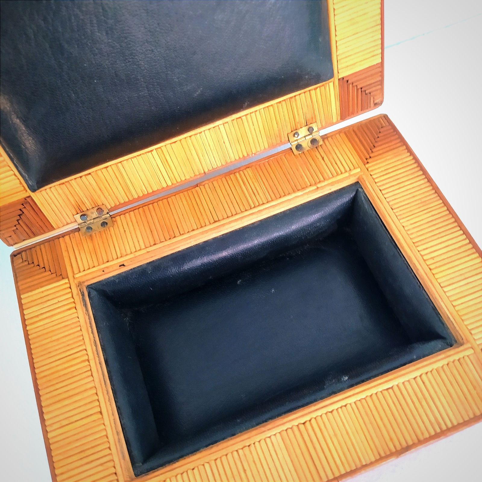 photo for sale Mid Century Arts And Crafts Skewer Stick Jewellery Box