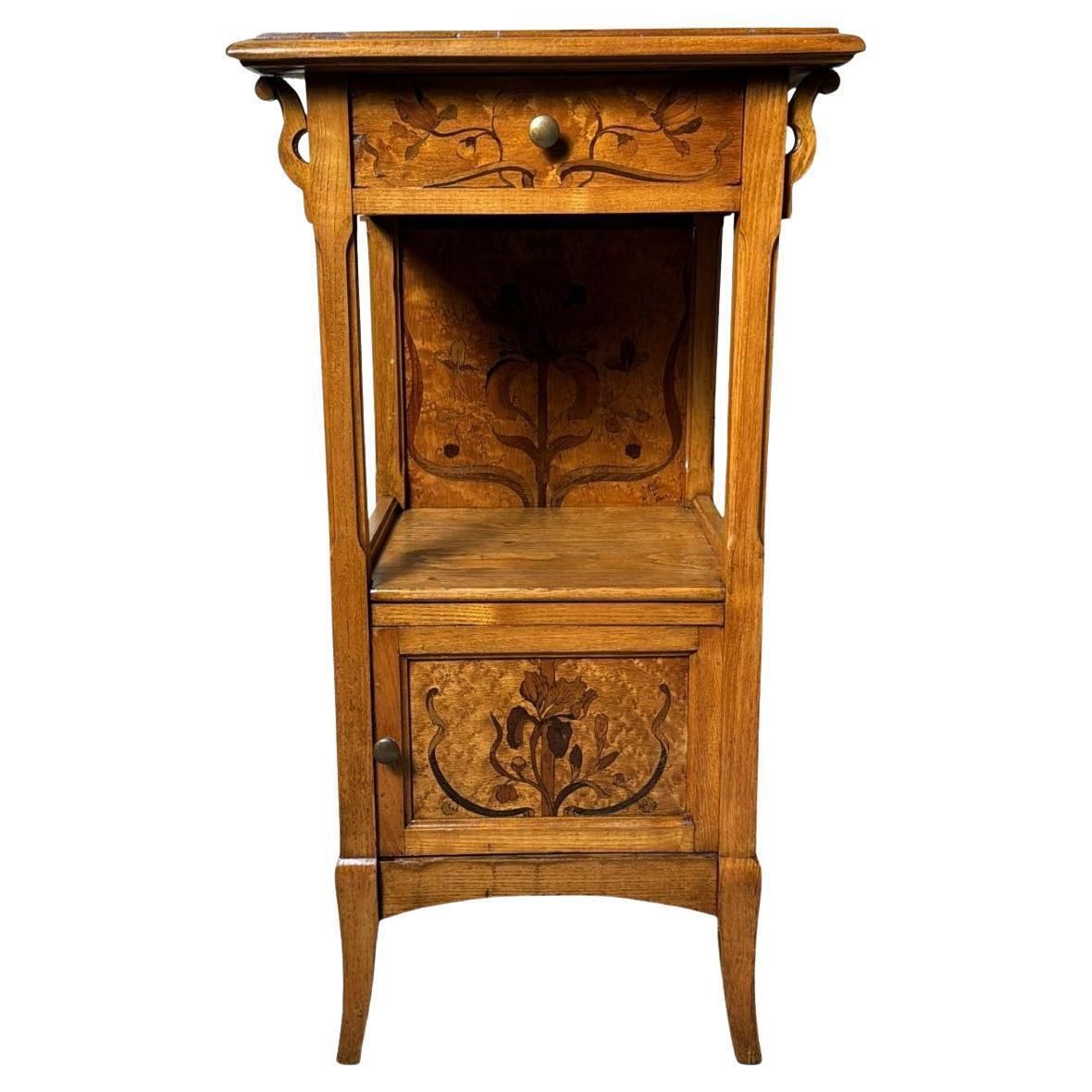 Gallé émile French Art Nouveau Nightstand