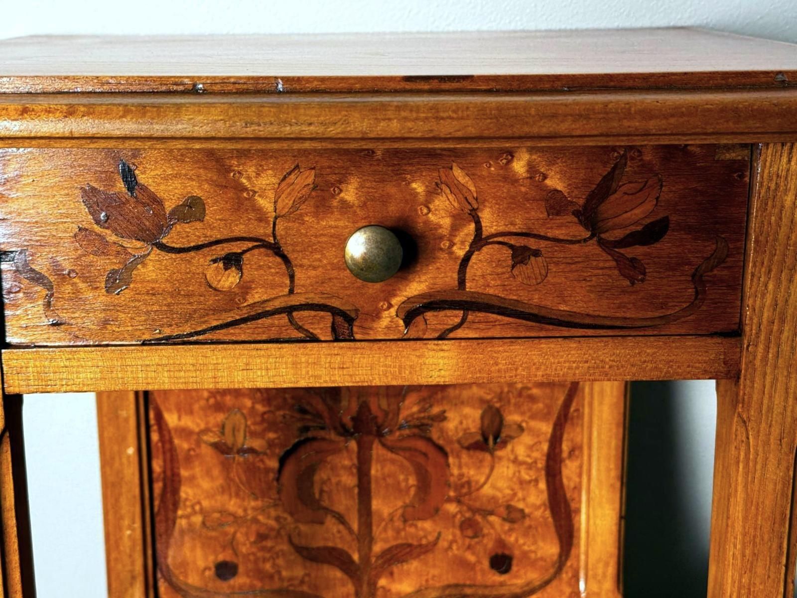 Furniture Gallé émile French Art Nouveau Nightstand photo
