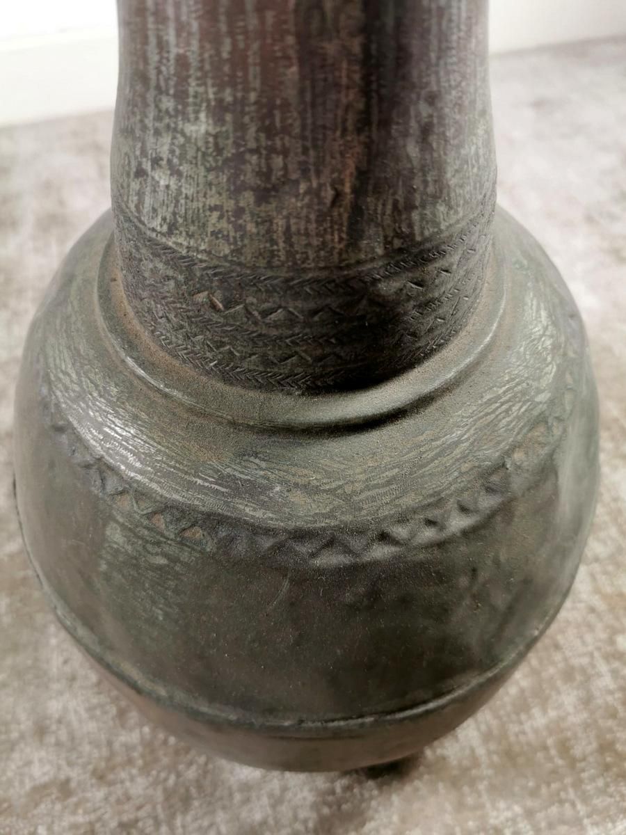 Home Decor Antique Spanish Copper Jug With Lid All Hand Forged With A Beautiful Patina photo