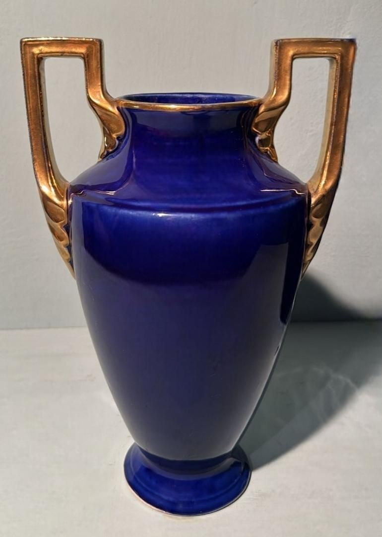 Orchies Ceramics Factory Pair Of French Art Deco Ceramic Vases photo Home Decor
