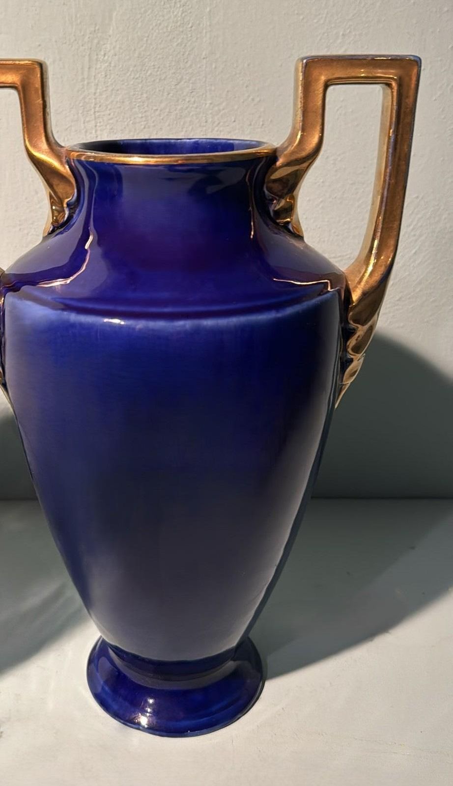 photo vinterior Orchies Ceramics Factory Pair Of French Art Deco Ceramic Vases