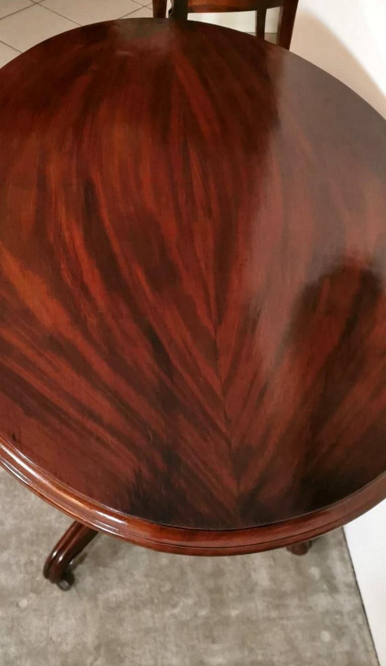 Louis Philippe Wood Sail Table Made In France photo buy
