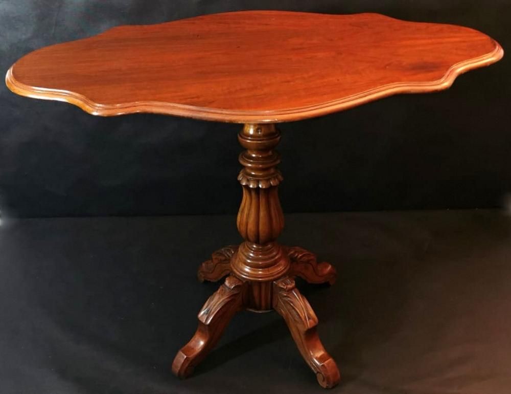 Louis Philippe French Walnut Sail Table photo furniture
