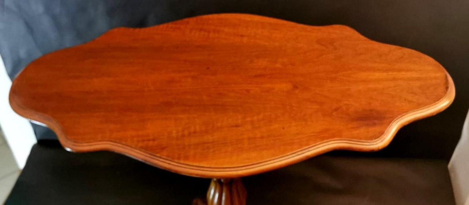 Louis Philippe French Walnut Sail Table photo vintage