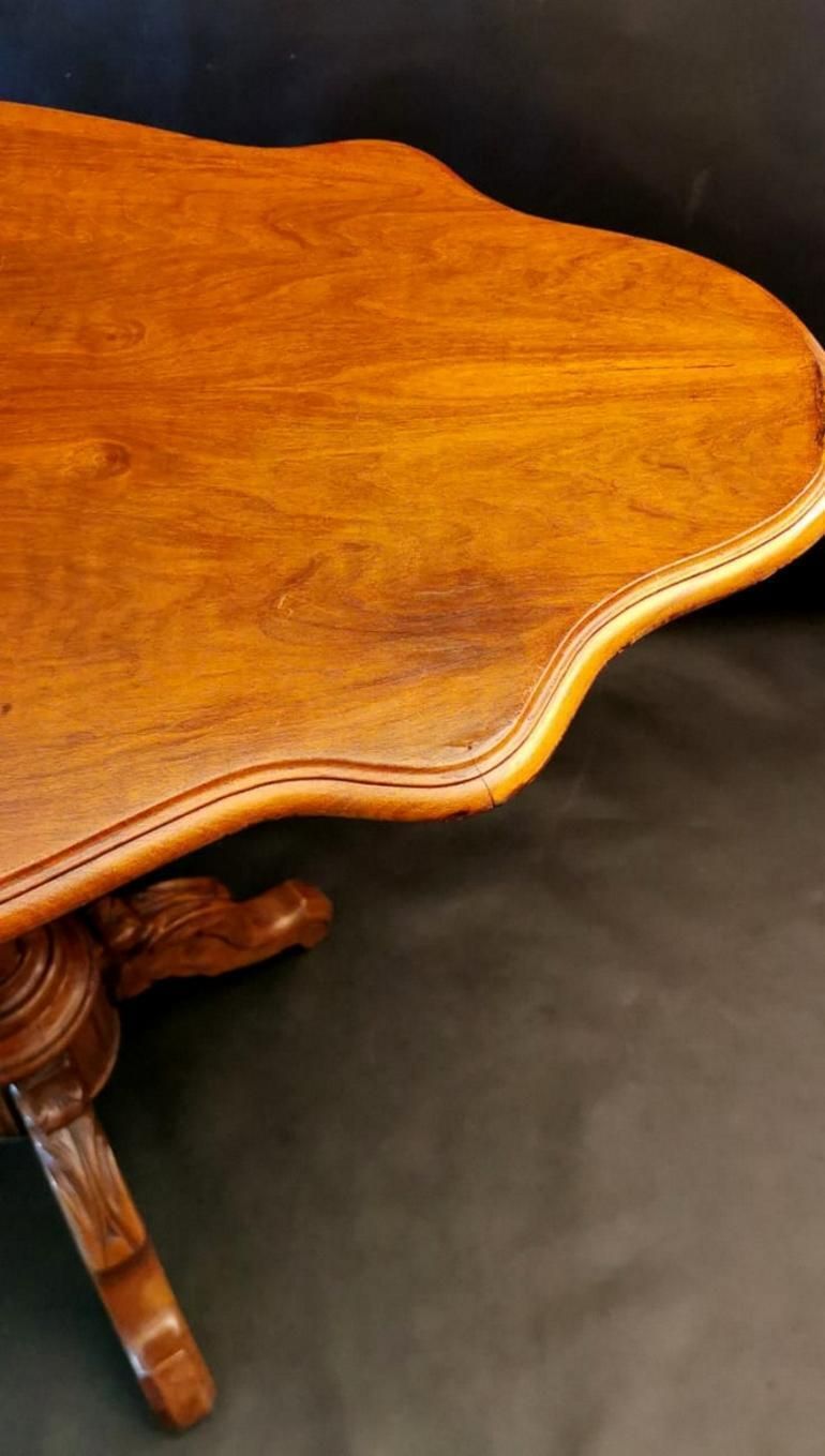 1520.0 Louis Philippe French Walnut Sail Table photo