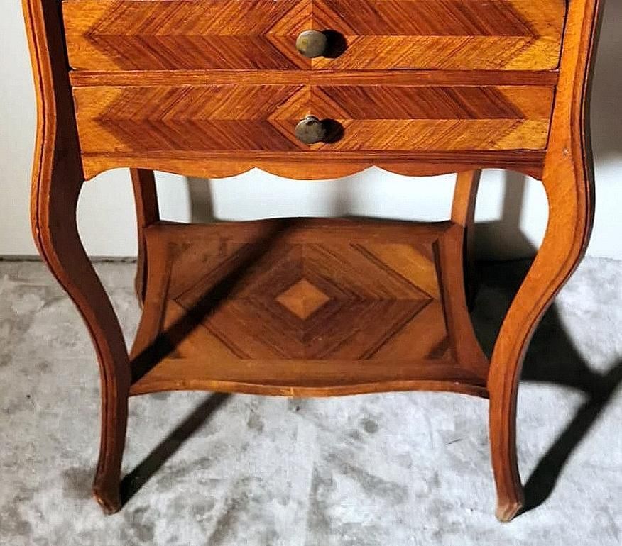 Furniture Louis Philippe Style French Dressing Table With Mirror And Drawers photo