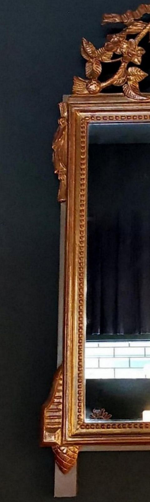 Rococo’ Giltwood Frame And Double Mirror, France photo for sale
