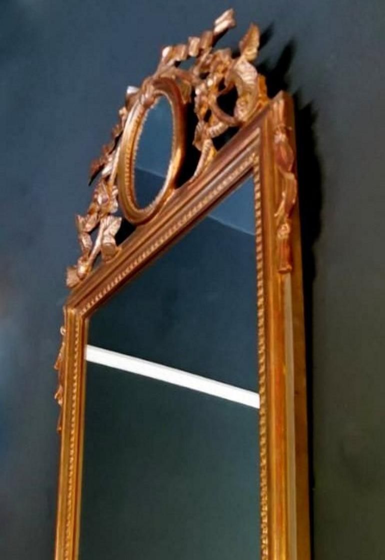photo buy Rococo’ Giltwood Frame And Double Mirror, France