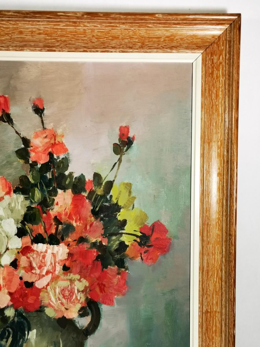 Romantic French Oil On Canvas Painting photo buy