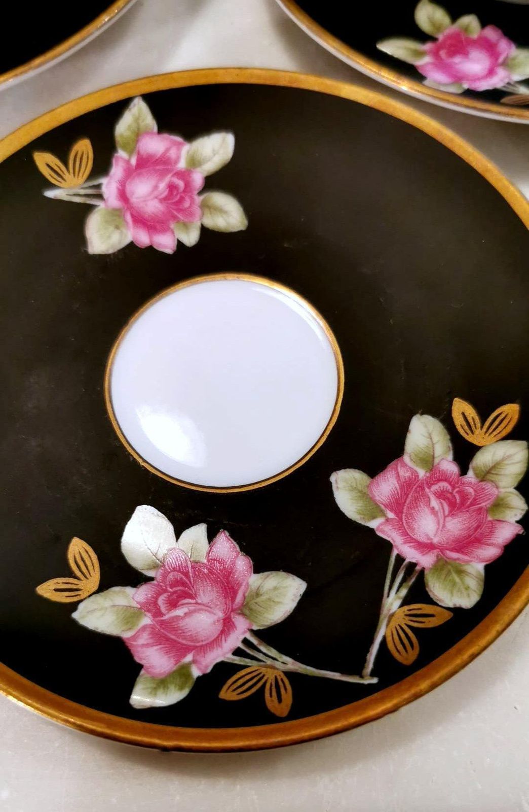 photo vinterior Sevres Vincennes Vintage French Porcelain Coffee Set