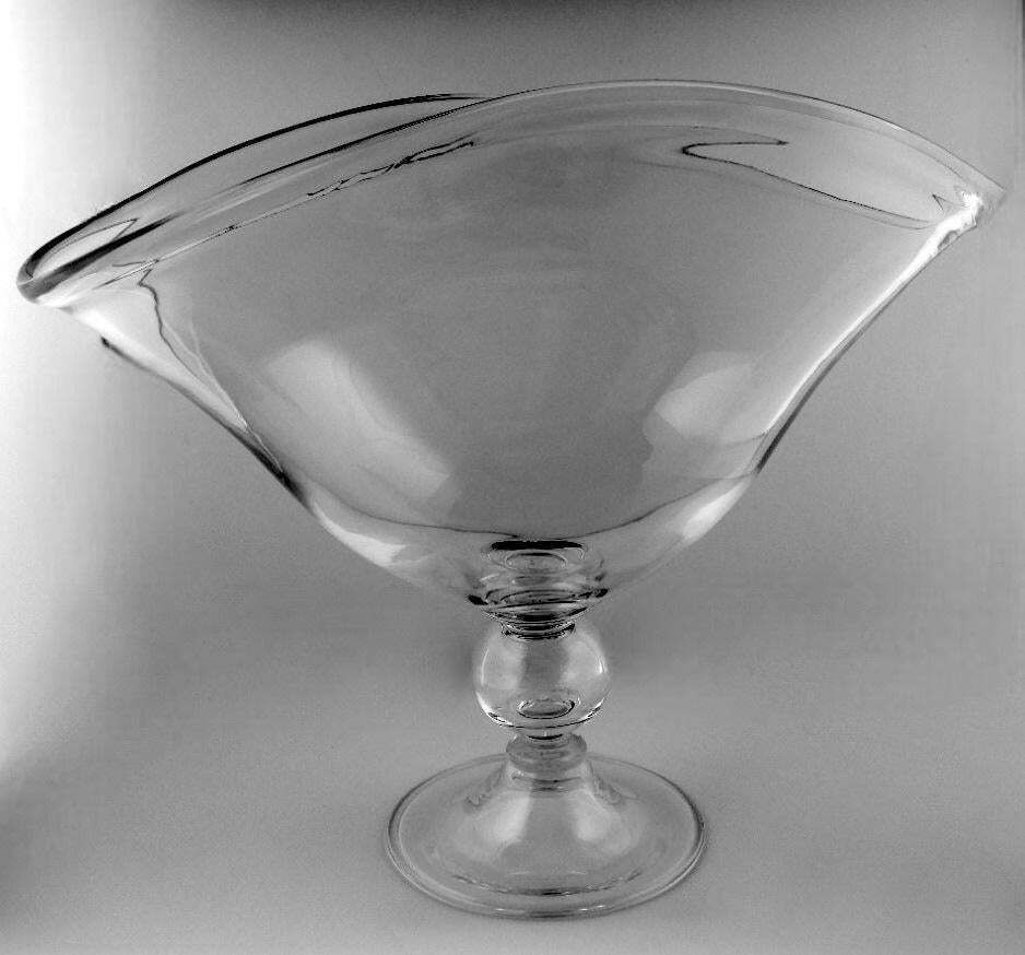 Art Deco Italian Crystal Table Centerpiece Completely Smooth photo 1014.0
