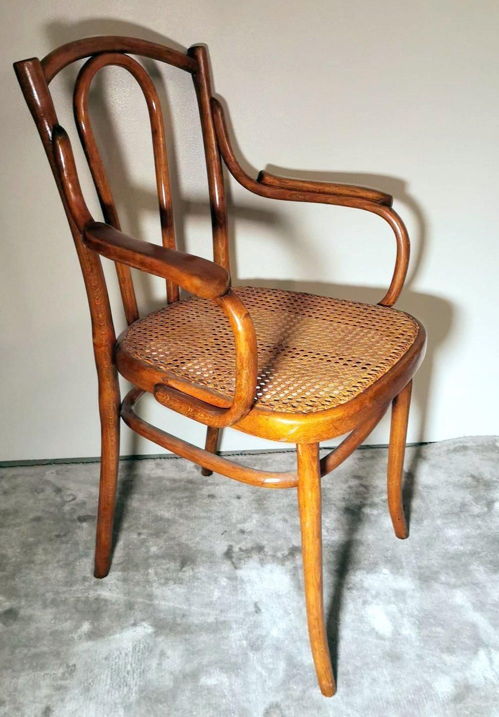Thonet Gebruder Vienna Gmbh No.56 Bentwood And Vienna Straw Chair photo Furniture