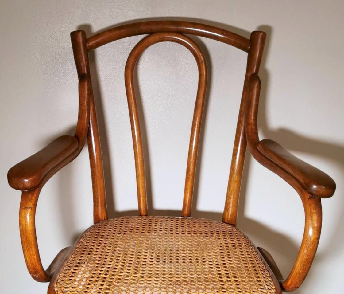 Thonet Gebruder Vienna Gmbh No.56 Bentwood And Vienna Straw Chair photo buy