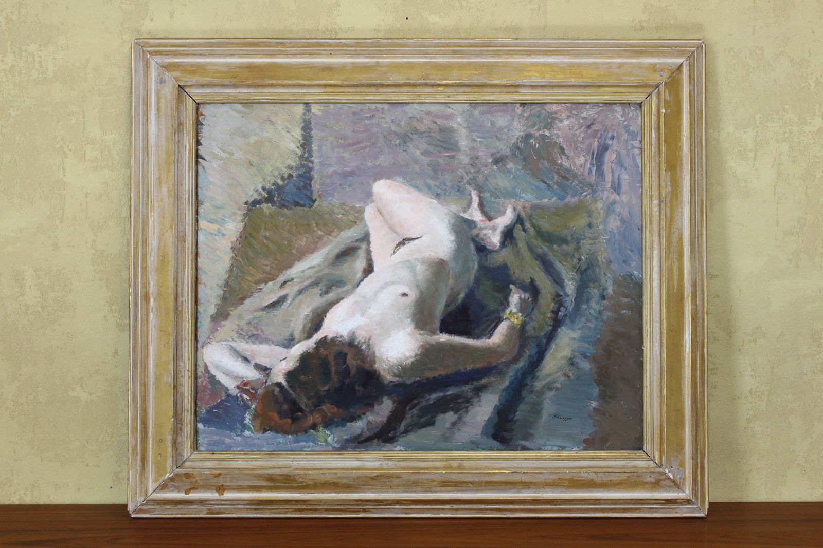 Agatha Russon Oil Painting Female Nude .