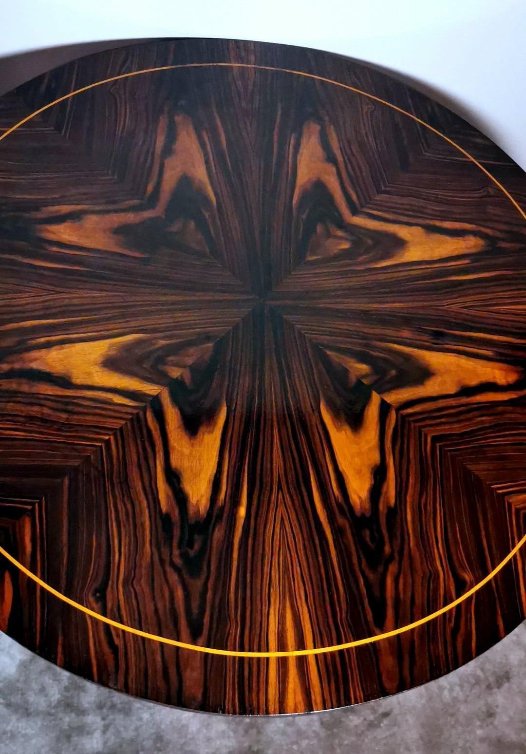 photo furniture Ico Parisi Style Large Round Italian Coffee Table
