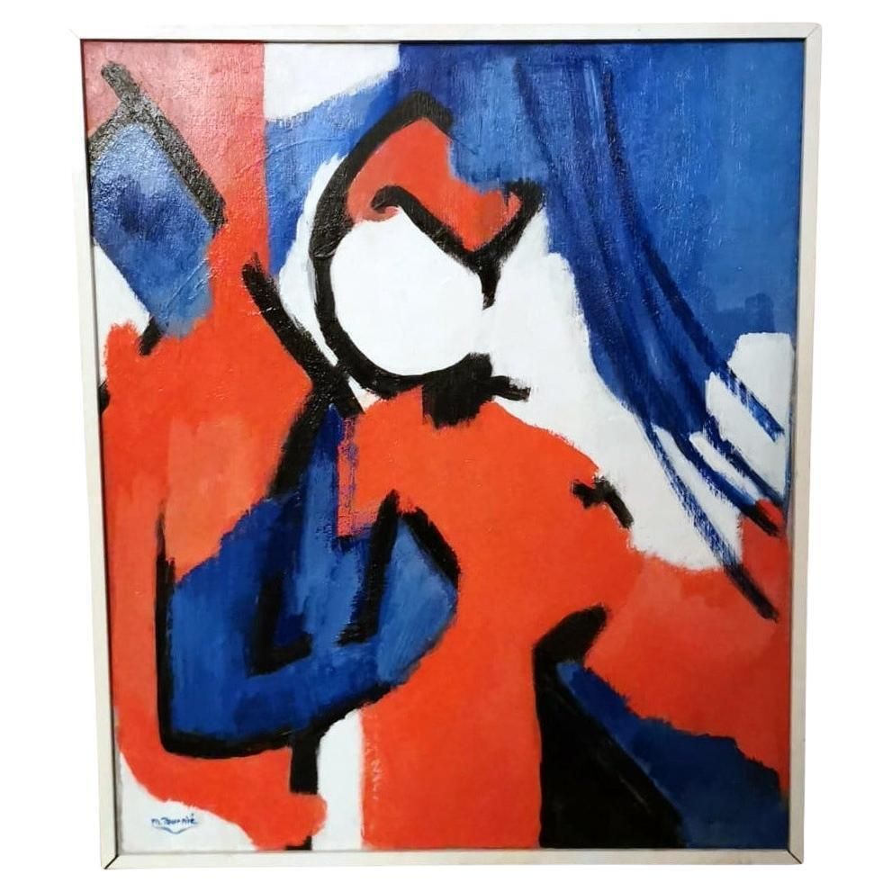 French Symbolic Expressionism Oil Painting Depicting French Revolution
