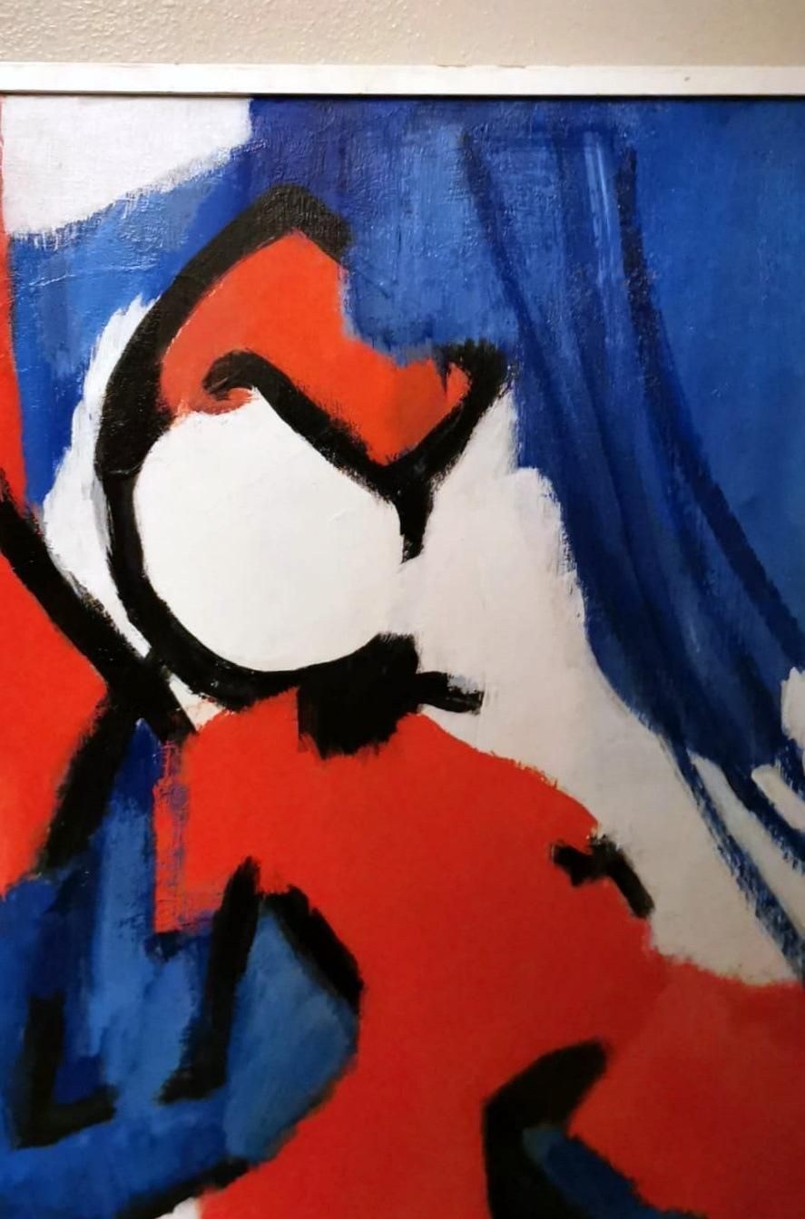 French Symbolic Expressionism Oil Painting Depicting French Revolution photo vinterior