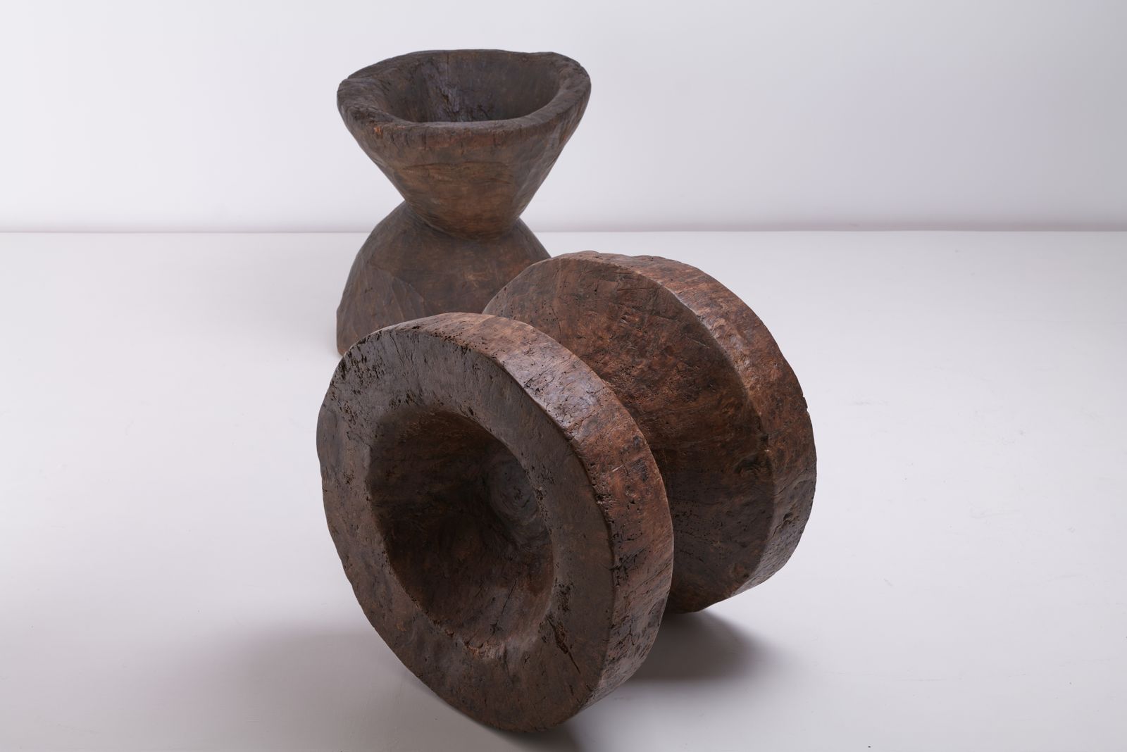 Art Tribal, Nagaland Large Sculptural Mortar , Early 20th Century photo