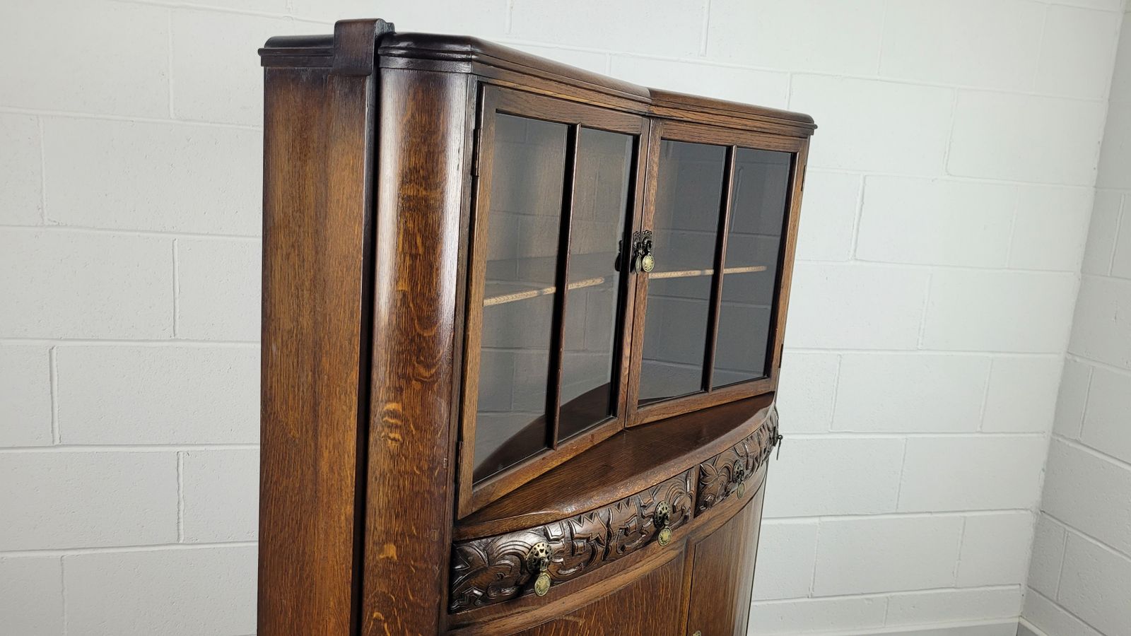 photo buy Ercol Glazed Display Cabinet Unit, 40s