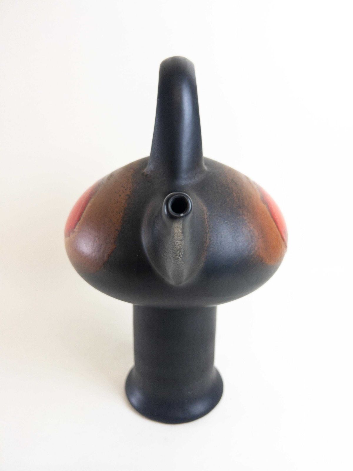 Swiss Studio Pottery   Unique Ceramic Vase From Switzerland   Water Vessel   Watering Can   Bauhaus & Modernist Tradition photo buy