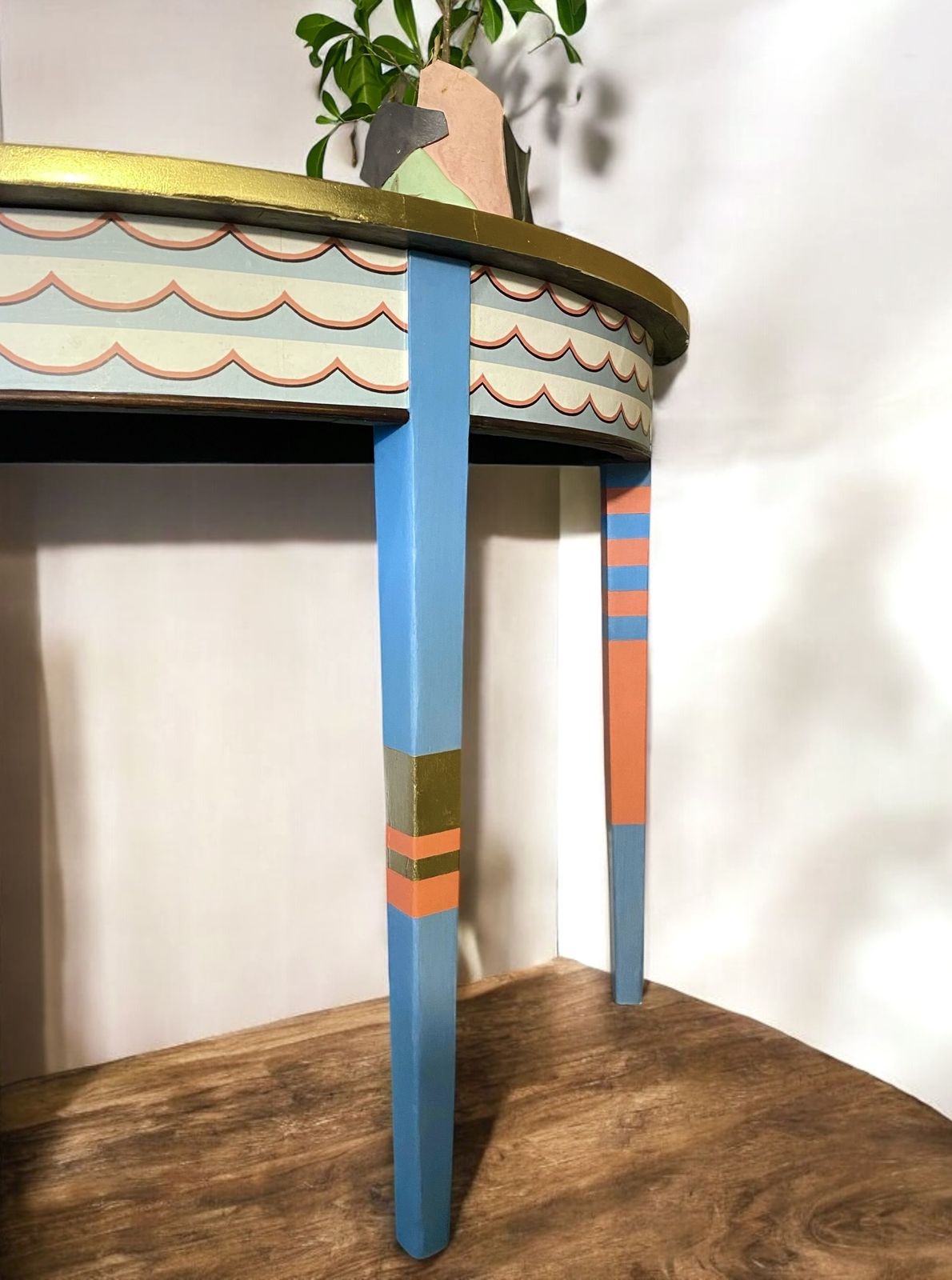Upcycled Mahogany Hallway Table photo 395.0