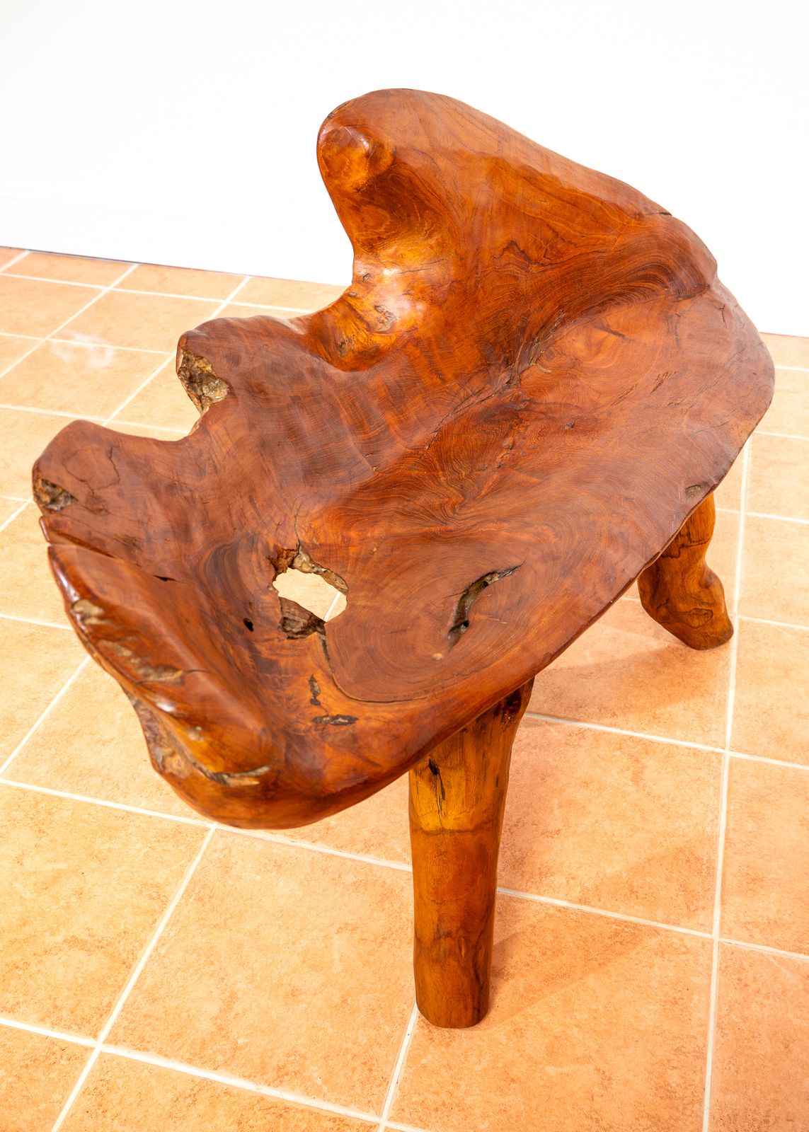photo furniture Sculptural Statement Bench Teak Root Natural Organic Artistic Wooden Rustic Vintag.E Minimalis.T Abstract Mid Century Mcm