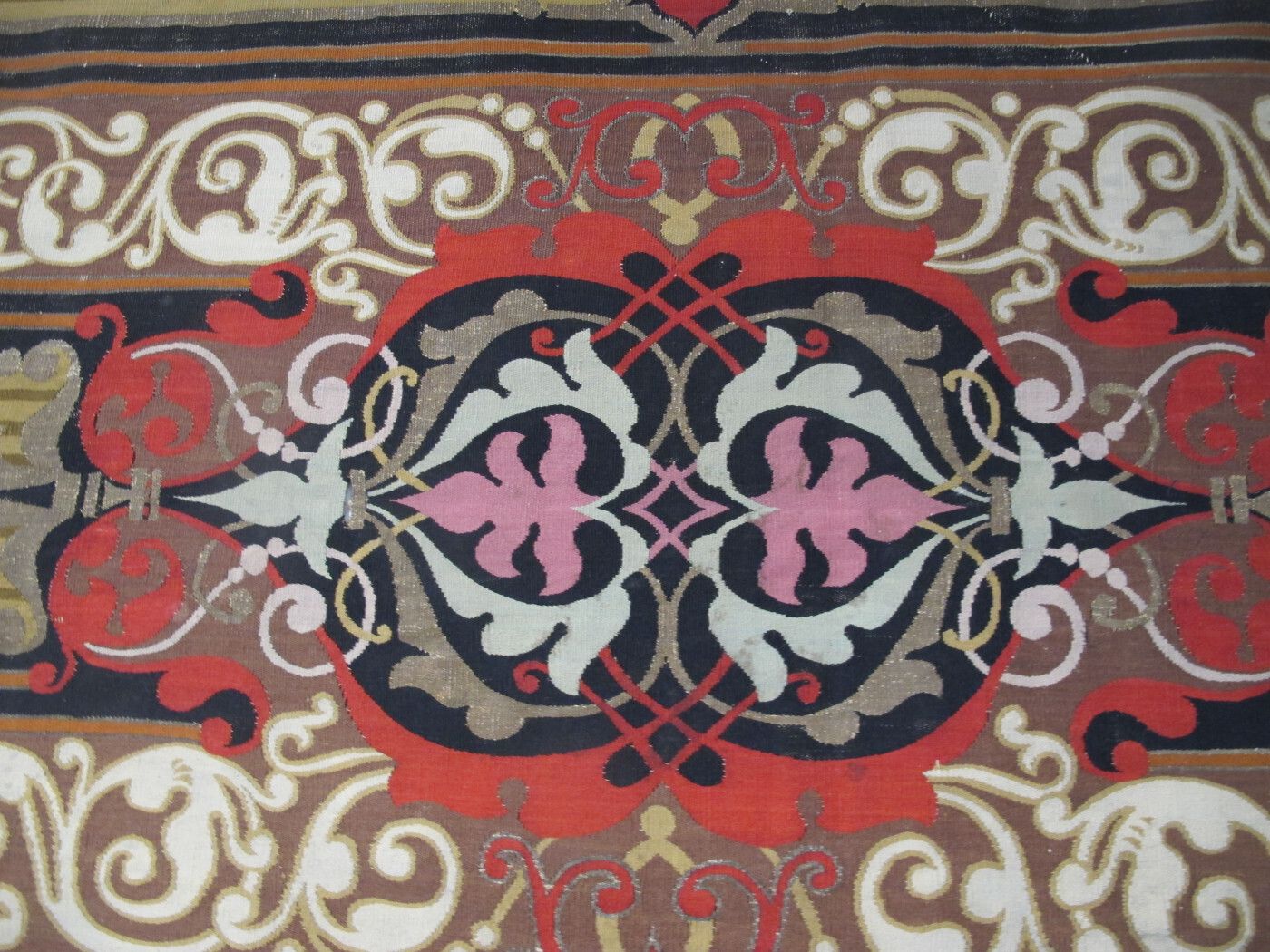 Fine European Wool Tapestry Panel, 3.32m X 0.96m photo for sale