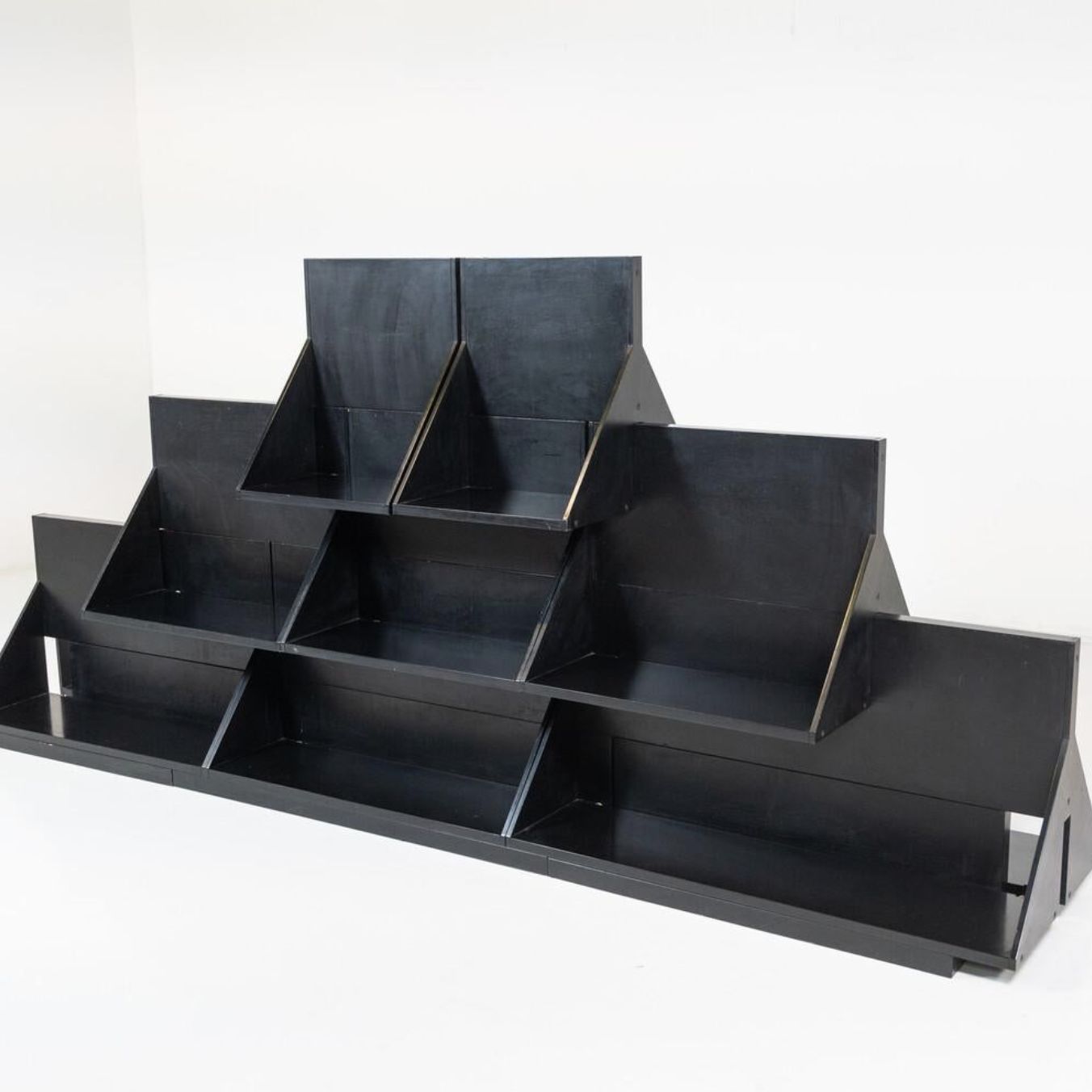 Double Sided Bookcase ” Uno Sull’altro” By Ugo La Pietra , 1968 photo Furniture