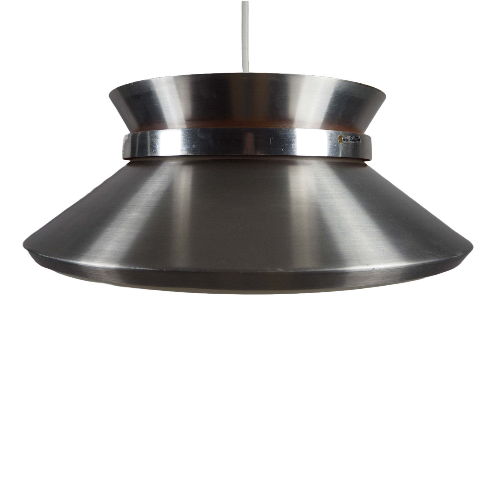Aluminum Pendant Lamp By Carl Thore For Granhaga, 1970s photo vinterior
