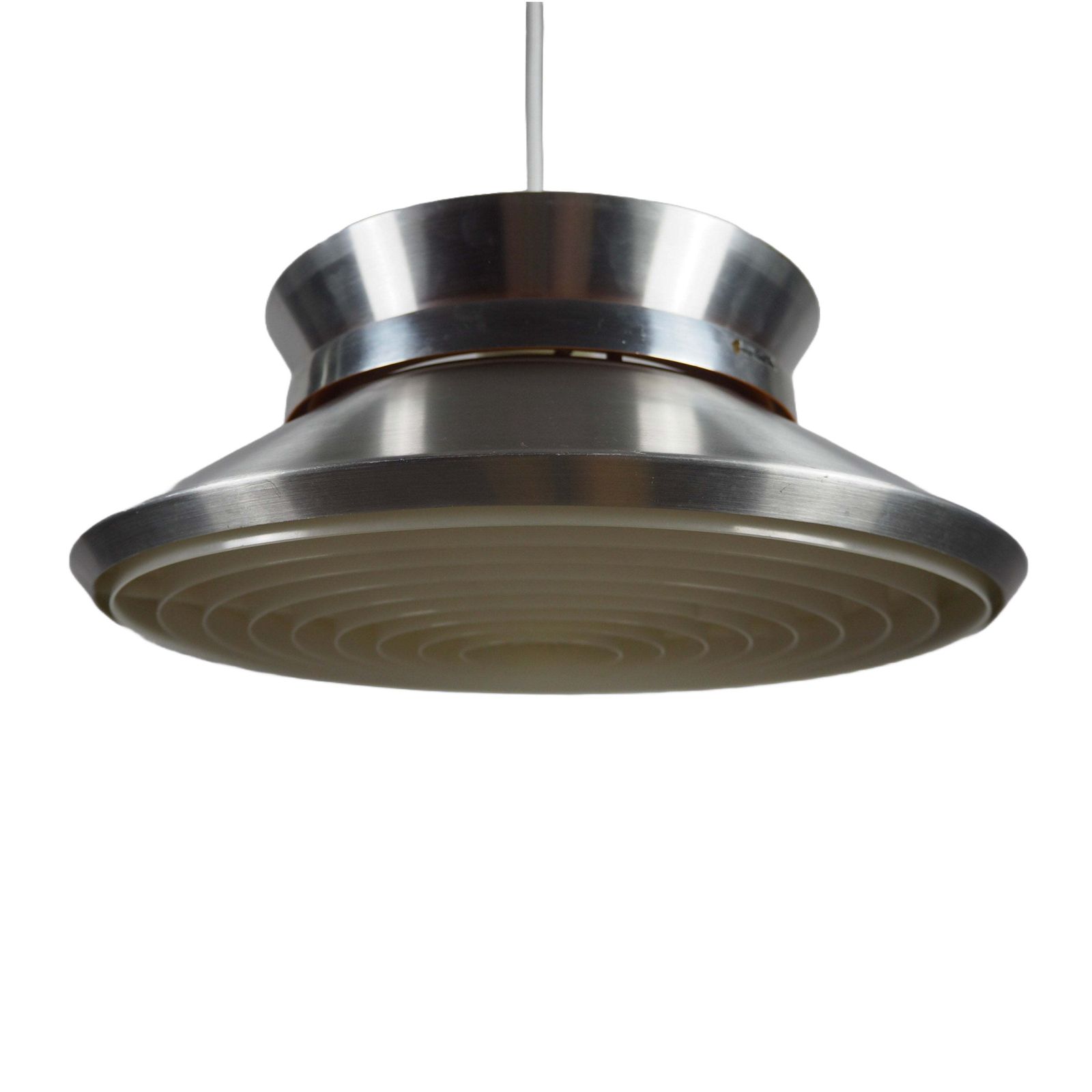 Aluminum Pendant Lamp By Carl Thore For Granhaga, 1970s photo buy